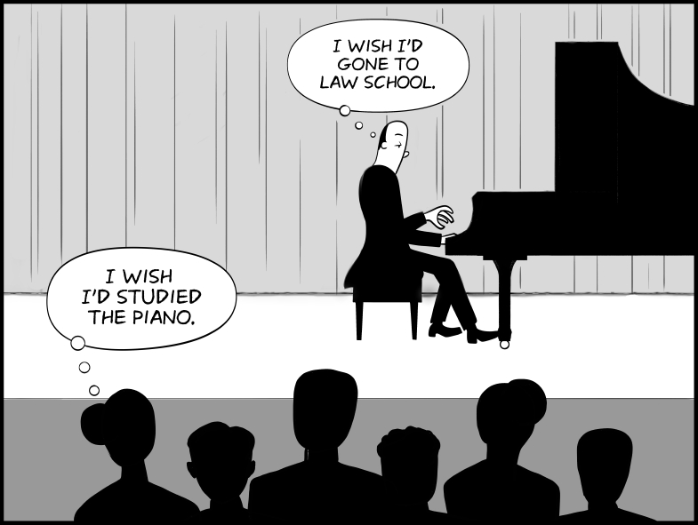 I wish I’d studied the piano